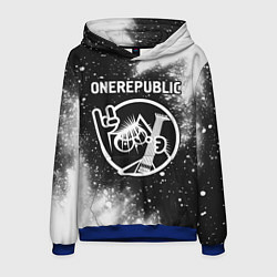Толстовка-худи мужская OneRepublic - КОТ - Краска, цвет: 3D-синий