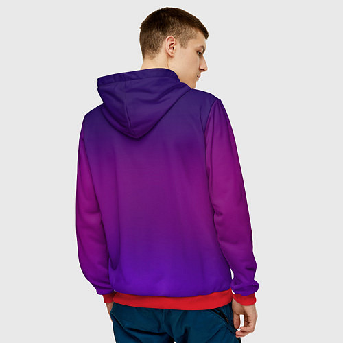 Мужская толстовка СЕМЬЯ ШПИОНА SPY X FAMILY ЛОЙД, АНЯ, ЙОР / 3D-Красный – фото 4