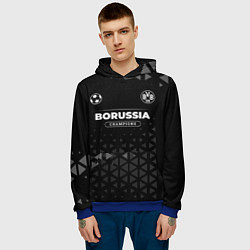 Толстовка-худи мужская Borussia Champions Uniform, цвет: 3D-синий — фото 2