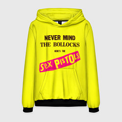 Толстовка-худи мужская Never Mind the Bollocks, Heres the Sex Pistols, цвет: 3D-черный