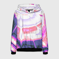 Толстовка-худи мужская Тай-дай Абстракция Tie-Dye, цвет: 3D-черный
