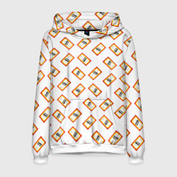 Толстовка-худи мужская Пищевая сода, цвет: 3D-белый