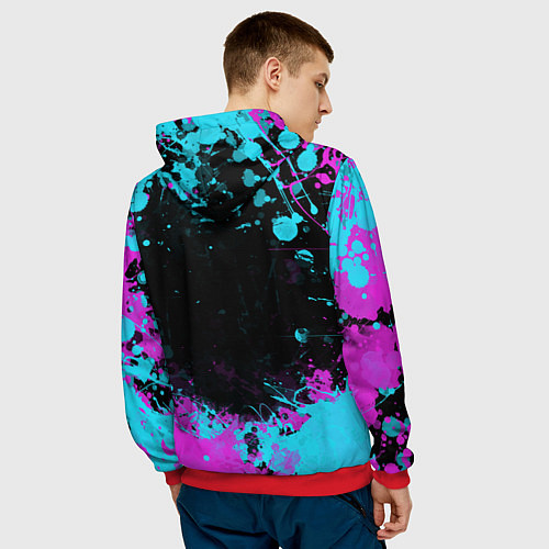 Мужская толстовка Грета Honkai star rail / 3D-Красный – фото 4