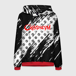 Толстовка-худи мужская Chaoseum Pattern Logo, цвет: 3D-красный