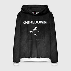 Толстовка-худи мужская The Sound of Madness Shinedown, цвет: 3D-белый