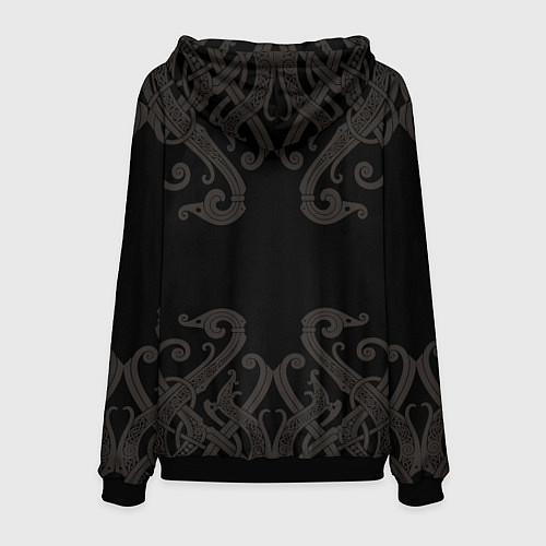 Мужская толстовка Не бойся если ты один бойся, если ты ноль / 3D-Черный – фото 2