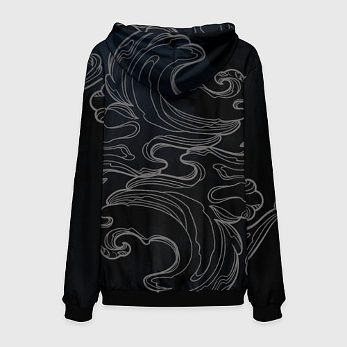 Мужская толстовка Кирито и Асуна - Sword Art Online / 3D-Черный – фото 2