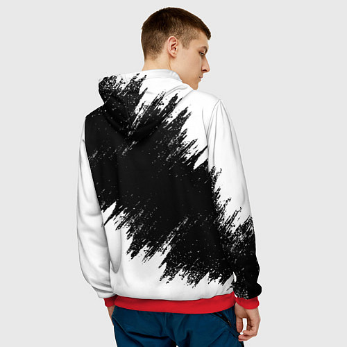 Мужская толстовка Вадим ах*енный как ни крути / 3D-Красный – фото 4