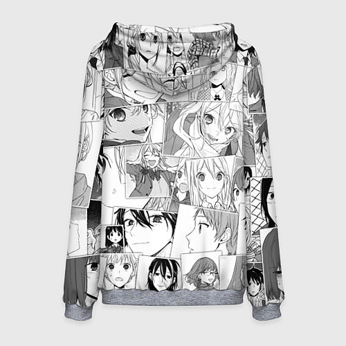 Мужская толстовка Horimiya pattern / 3D-Меланж – фото 2