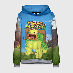 Толстовка-худи мужская My singing monsters Избалолист Entbrat, цвет: 3D-меланж