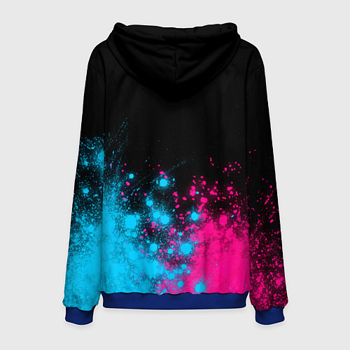 Мужская толстовка Sevilla Neon Gradient / 3D-Синий – фото 2