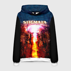 Толстовка-худи мужская Stigmata альбом, цвет: 3D-белый
