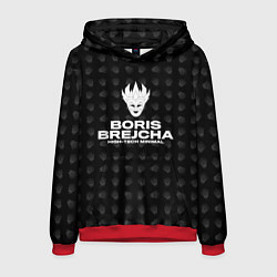 Толстовка-худи мужская Boris Brejcha High-Tech Minimal, цвет: 3D-красный