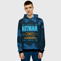 Толстовка-худи мужская Игра Hitman: PRO Gaming, цвет: 3D-черный — фото 2