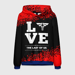 Толстовка-худи мужская The Last Of Us Love Классика, цвет: 3D-синий