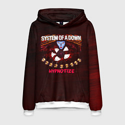 Толстовка-худи мужская Hypnotize - System of a Down, цвет: 3D-белый