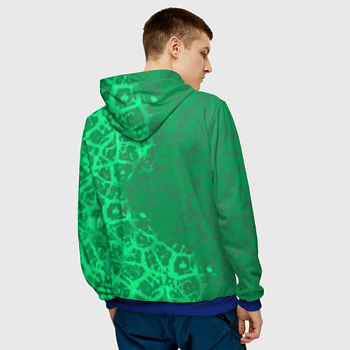 Мужская толстовка Фанат ФК Ахмат / 3D-Синий – фото 4