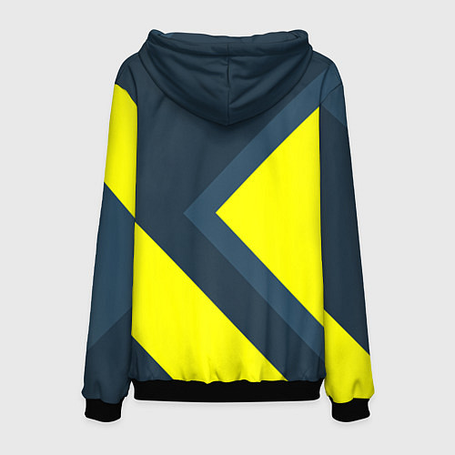 Мужская толстовка Геометрическая Стрелка / 3D-Черный – фото 2