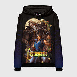 Толстовка-худи мужская Castlevania - Leon & Alucard, цвет: 3D-черный