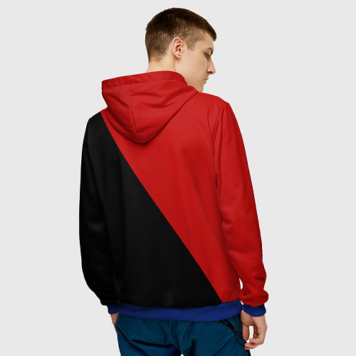 Мужская толстовка Chicago Bulls NBA / 3D-Синий – фото 4