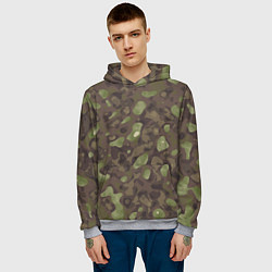 Толстовка-худи мужская Камуфляж Multicam, цвет: 3D-меланж — фото 2