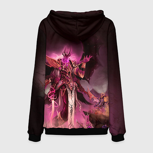 Мужская толстовка Демон-Примарх Фулгрим / 3D-Черный – фото 2