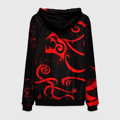 Мужская толстовка Кроссфит : дракон / 3D-Черный – фото 2