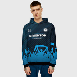 Толстовка-худи мужская Brighton legendary форма фанатов, цвет: 3D-черный — фото 2