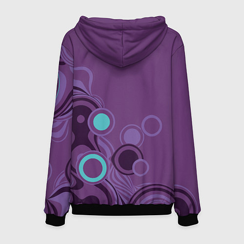 Мужская толстовка Японский стиль- узорная маска / 3D-Черный – фото 2