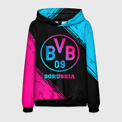 Толстовка-худи мужская Borussia - neon gradient, цвет: 3D-черный