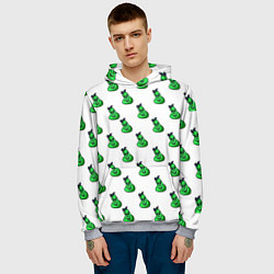 Толстовка-худи мужская Капитошка, цвет: 3D-меланж — фото 2