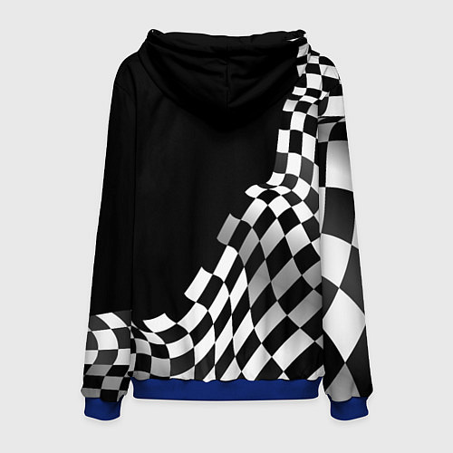 Мужская толстовка FAW racing flag / 3D-Синий – фото 2