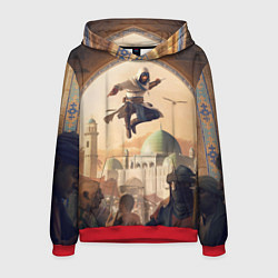 Толстовка-худи мужская Assassins Creed Mirage, цвет: 3D-красный