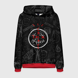 Толстовка-худи мужская Travis Scott - фортнайт, цвет: 3D-красный