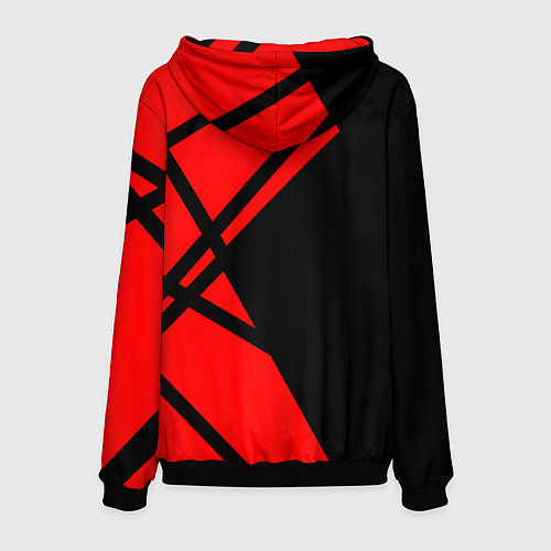 Мужская толстовка Cyberpunk 2077 - Надпись Samurai / 3D-Черный – фото 2