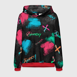 Толстовка-худи мужская ANARCHY CS GO, цвет: 3D-красный