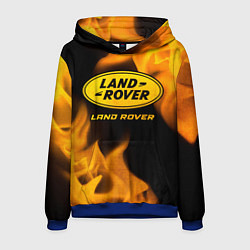 Толстовка-худи мужская Land Rover - gold gradient, цвет: 3D-синий