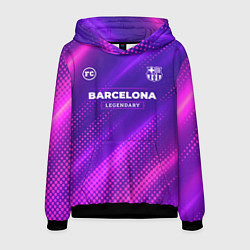 Толстовка-худи мужская Barcelona legendary sport grunge, цвет: 3D-черный