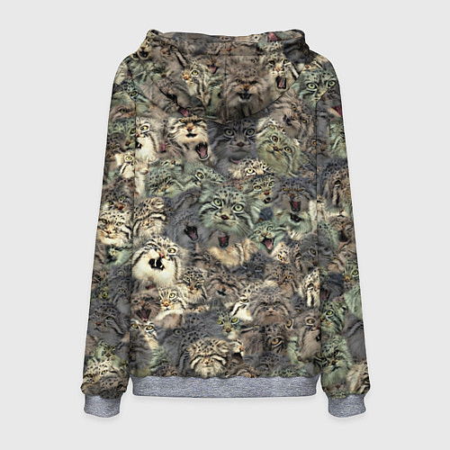 Мужская толстовка Мануловый камуфляж / 3D-Меланж – фото 2