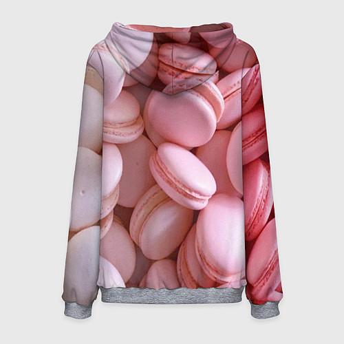Мужская толстовка Красные и розовые кексы / 3D-Меланж – фото 2