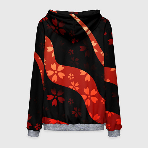 Мужская толстовка Аса Митака и Демон войны - Человек бензопила / 3D-Меланж – фото 2