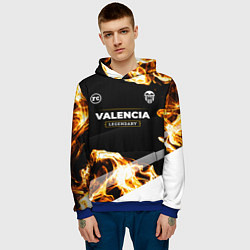 Толстовка-худи мужская Valencia legendary sport fire, цвет: 3D-синий — фото 2