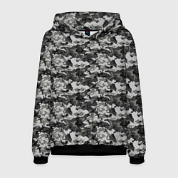 Толстовка-худи мужская Камуфляж URBAN городской, цвет: 3D-черный