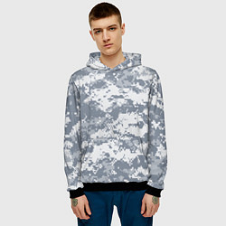 Толстовка-худи мужская UCP камуфляж США, цвет: 3D-черный — фото 2