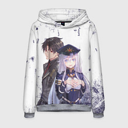 Толстовка-худи мужская Синъэй и Владилена - 86, цвет: 3D-меланж