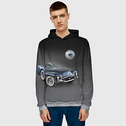 Толстовка-худи мужская Buick Wildcat - cabriolet, цвет: 3D-меланж — фото 2