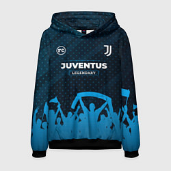 Толстовка-худи мужская Juventus legendary форма фанатов, цвет: 3D-черный