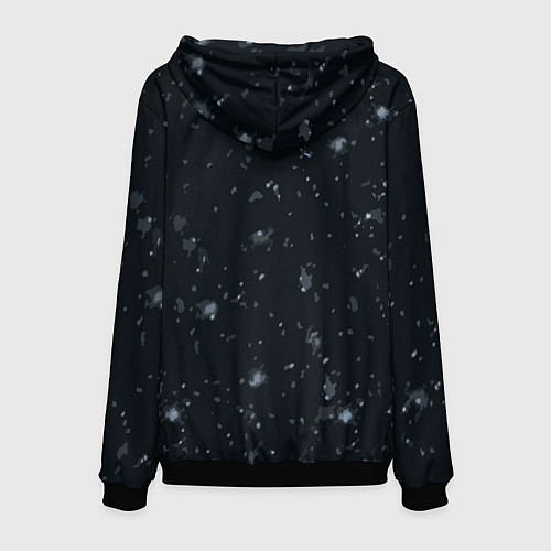 Мужская толстовка Cool Santa Rastaman / 3D-Черный – фото 2