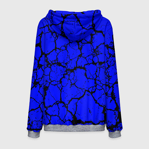 Мужская толстовка Радужные друзья персонаж Синий / 3D-Меланж – фото 2