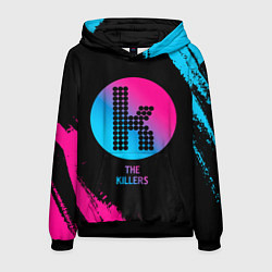 Толстовка-худи мужская The Killers - neon gradient, цвет: 3D-черный